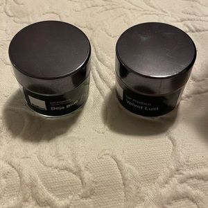 Nailboo Powder Deja Blue and Velvet Lust